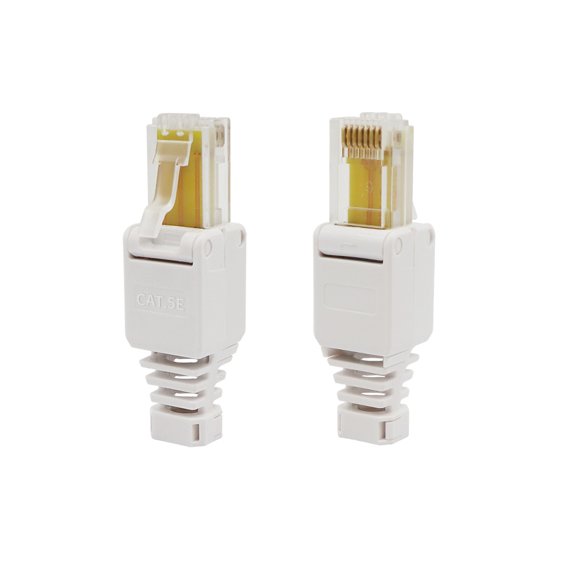 CAT5e Unshielded Toolless RJ45 Field Termination Plug