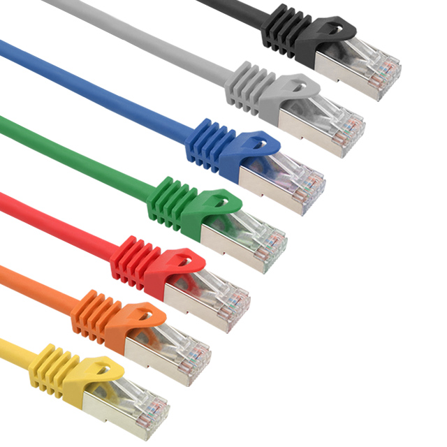 CAT7 SSTP 26AWG LSZH Bare Copper Patch Cord