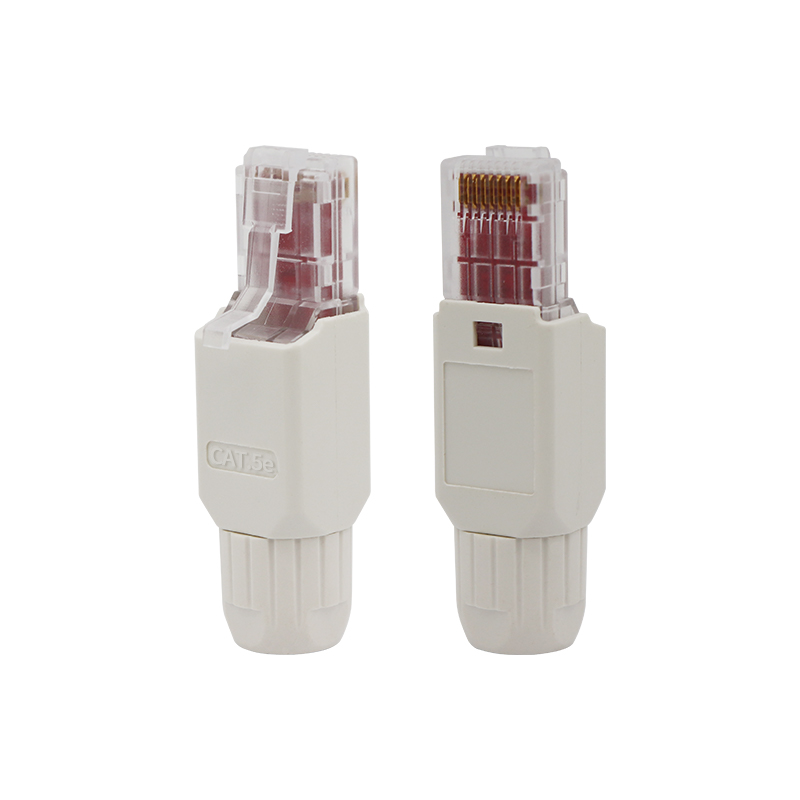 CAT5e Unshielded Toolless RJ45 Field Termination Plug New Type