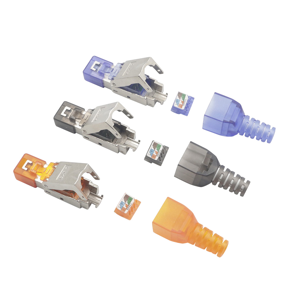 CAT6A FTP Toolless RJ45 Field Termination Plug