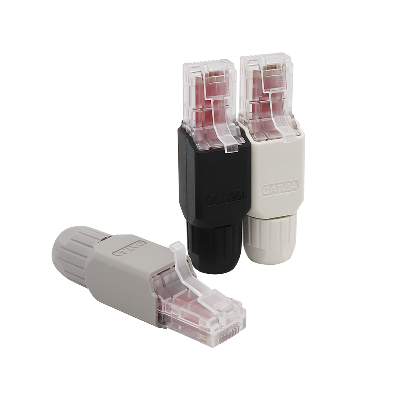 CAT6A UTP Toolless RJ45 Field Termination Plug