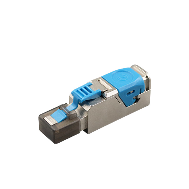 CAT7 FTP Toolless RJ45 Field Termination Plug with lock