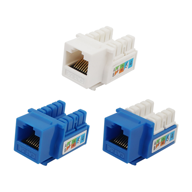 CAT5e UTP 90 Degree Punch Dwon Keystone Jack