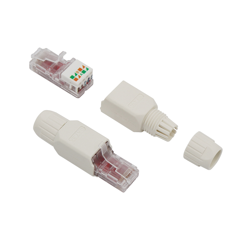 CAT5e Unshielded Toolless RJ45 Field Termination Plug New Type