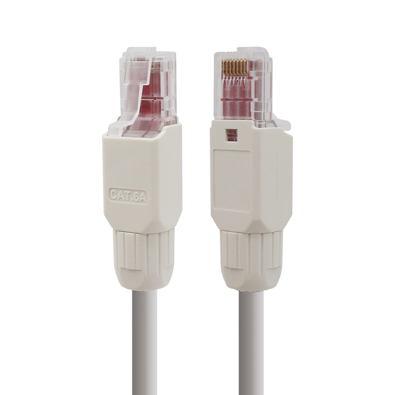 CAT6A UTP Toolless RJ45 Field Termination Plug