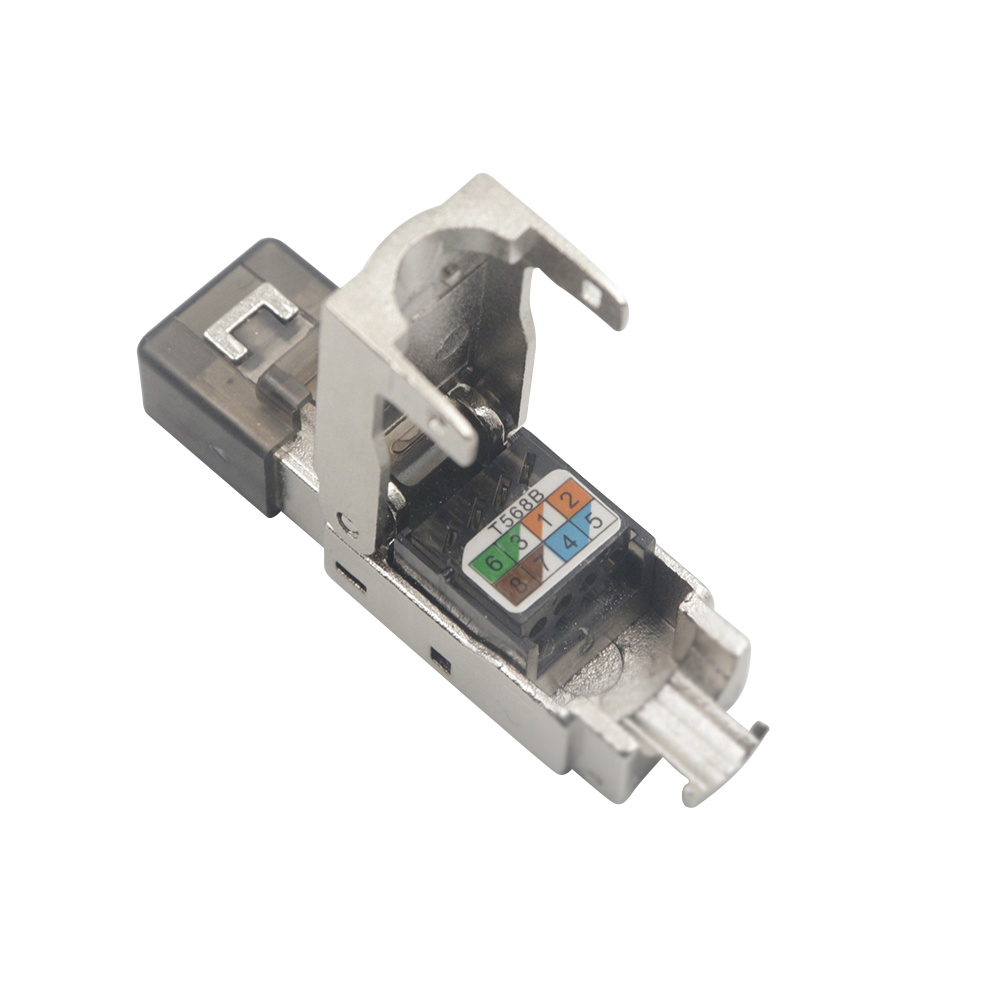 CAT6A FTP Toolless RJ45 Field Termination Plug