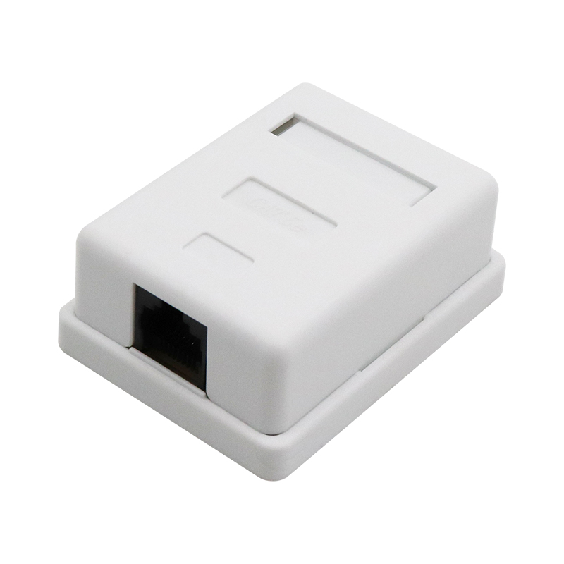 1 Port CAT5e Unshielded Surface Mounting Box With Module