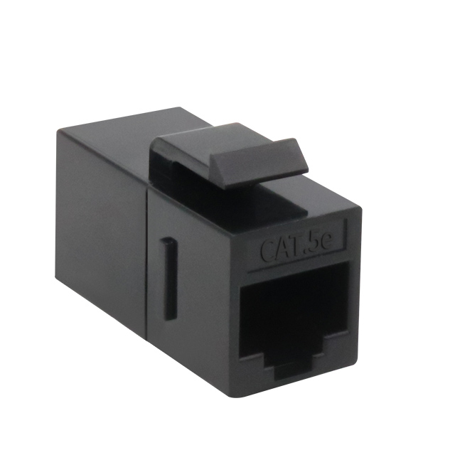 CAT5e Unshielded 180 Degree Keystone Jack Inline Coupler