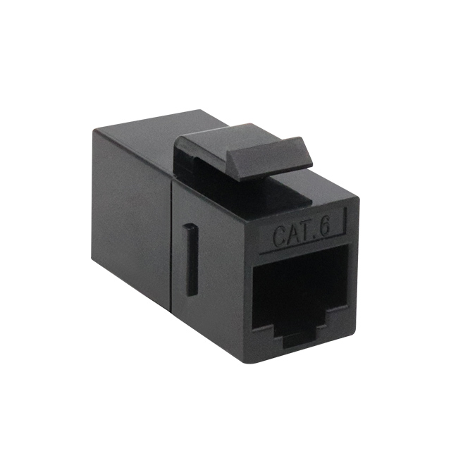 CAT6 Unshielded 180 Degree Keystone Jack Inline Coupler