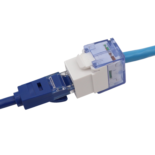 CAT6 UTP 180 Degree Tool-free Keystone Jack