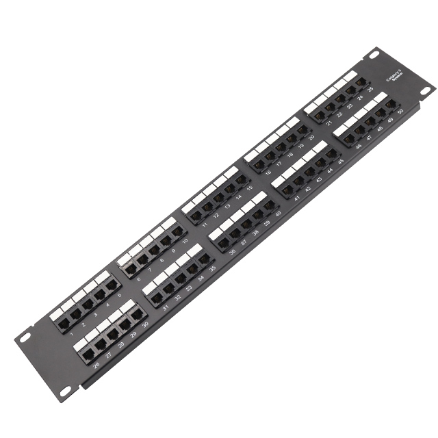 19''2U 50 Ports CAT3 UTP Patch Panel