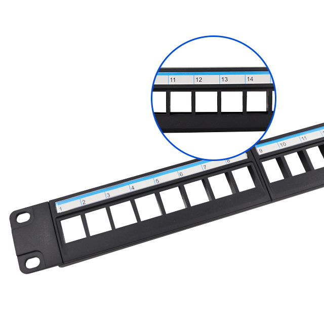 19''1U 24 Port UTP Blank Patch Panel