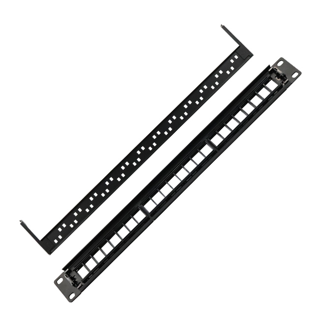 19''1U 24 Port UTP Blank Patch Panel 3×8