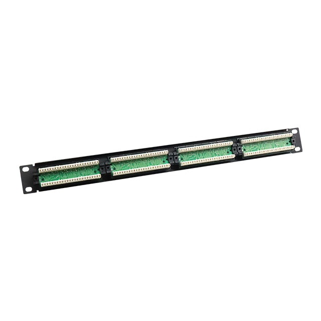 19''1U 24 Port CAT5e UTP Punch Down Patch Panel