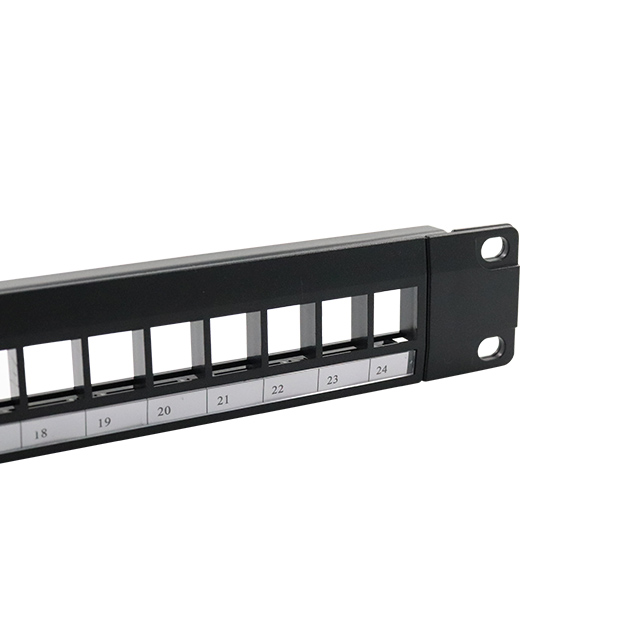 19''1U 24 Port UTP Blank Patch Panel 3×8