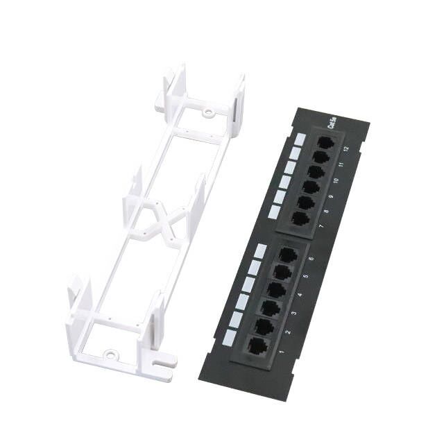 Wall Mounted 10''1U 12 Port CAT5e UTP Punch Down Patch Panel