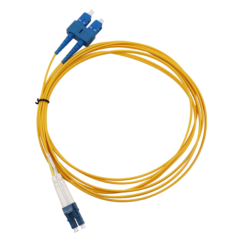 Single Mode SC UPC to LC UPC Duplex Patch Cord