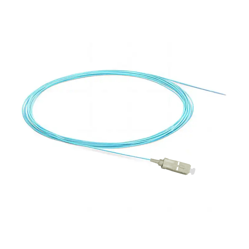 Multi Mode OM3 Simplex SC UPC Fiber Optic Pigtail