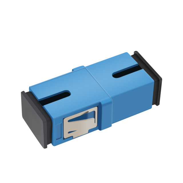 SC UPC Single Mode Simplex Fiber Optic Adaptor without Flange