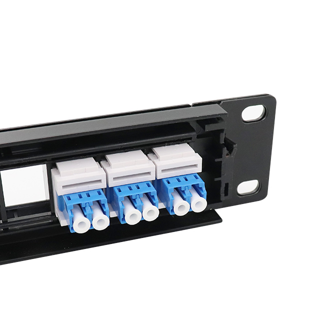 LC UPC Single Mode Duplex Fiber Optic Adaptor without Flange