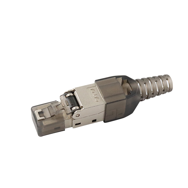 By using the RJ45 field termination plug, can users flexibly adjust the network layout according to actual needs?