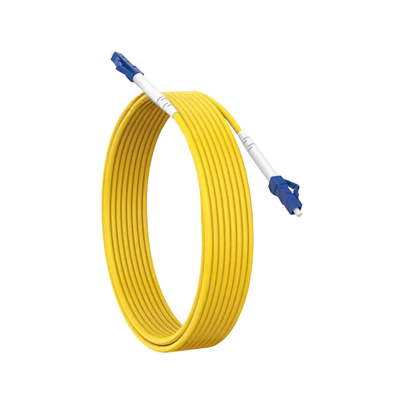 What is the internal structure of Single Mode LC UPC to LC UPC Simplex Patch Cord 2.0mm?